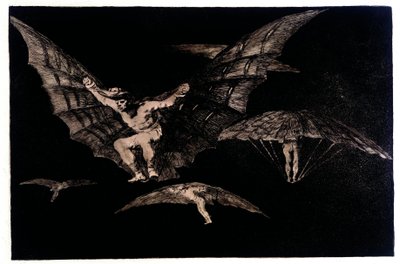 Donde hay voluntad hay un camino (Una forma de volar) de Francisco de Goya