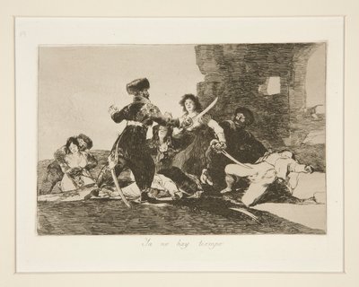 Ya no hay tiempo (There Isn de Francisco de Goya