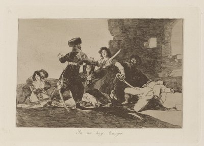 Ya no hay tiempo (There Isn de Francisco de Goya
