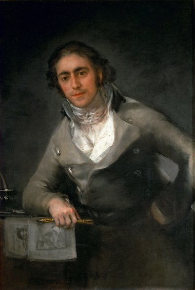 Retrato de un hombre Evaristo Pérez de Castro, ca. 1806 de Francisco Goya de