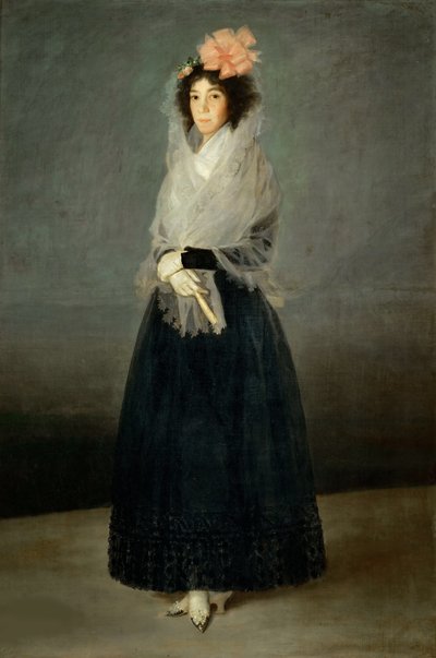 Retrato de la Condesa del Carpio, Marquesa de la Solana 1757-1795, ca. 1794 de Francisco Goya de