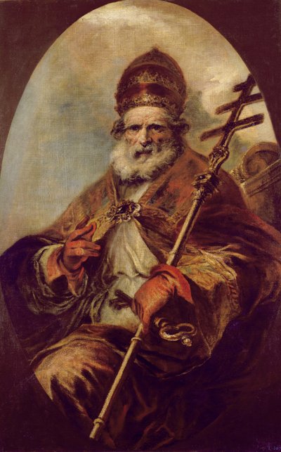 Papa León I de Francisco Herrera