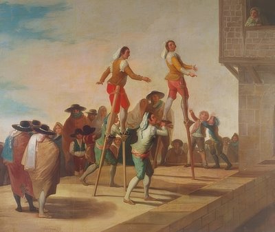 Los zancos de Francisco de Goya
