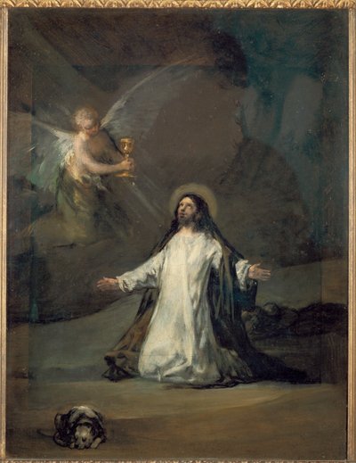 Cristo en Getsemaní ... de Francisco Jose de (circle of) Goya y Lucientes