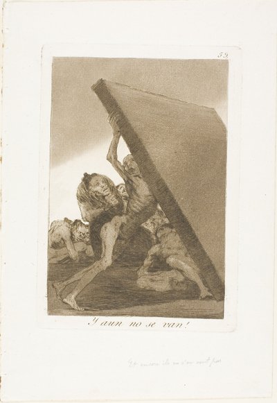 Y todavía no se van!, placa 59 de Los Caprichos de Francisco Jose de Goya y Lucientes