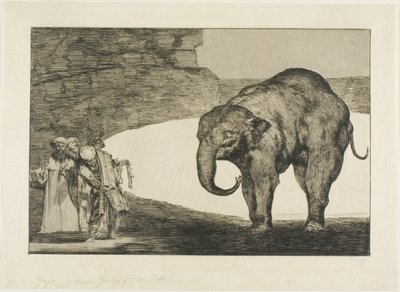 Locura animal, de Disparates de Francisco Jose de Goya y Lucientes
