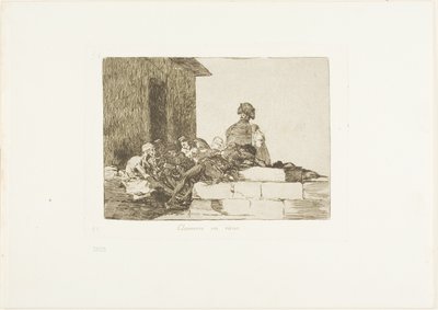 Las súplicas son en vano, lámina 54 de Los desastres de la guerra de Francisco Jose de Goya y Lucientes