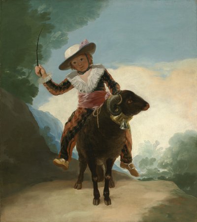 Niño en un Carnero, 1786-87 de Francisco de Goya