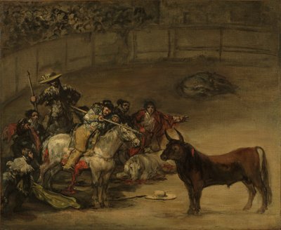 Corrida de toros, Suerte de Varas de Francisco de Goya