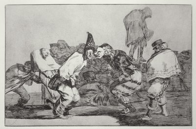 Fantasía carnavalesca, lámina 14 de "Proverbios de Francisco Jose de Goya y Lucientes