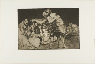 Locura Desordenada, lámina siete de Los Proverbios de Francisco Jose de Goya y Lucientes