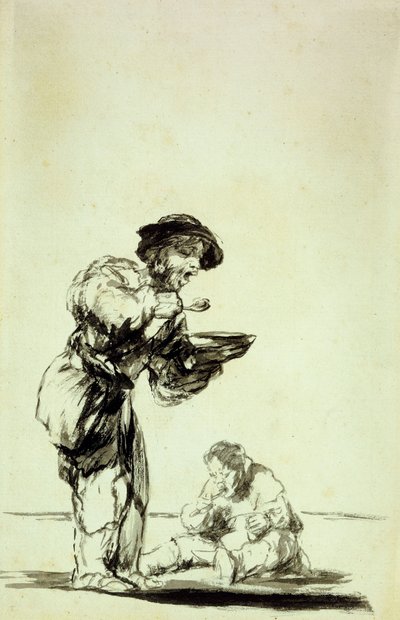 ¿Terminan así los que escapan del trabajo? de Francisco de Goya