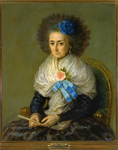 Doña Maria Antonia Gonzaga, Marquesa de Villafranca ... (pintura sobre lienzo) de Francisco Jose de Goya y Lucientes