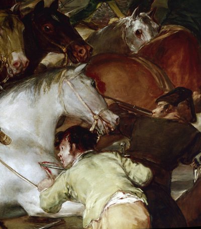 El dos de Mayo o La carga de los mamelucos (detalle) de Francisco de Goya