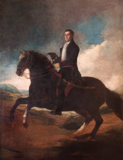 Retrato ecuestre del Duque de Wellington de Francisco Jose de Goya y Lucientes