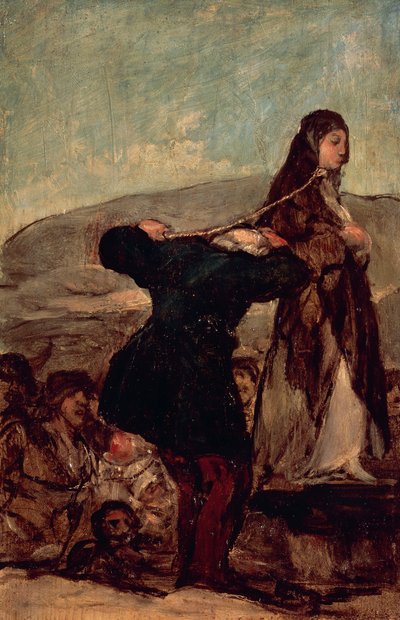 Ejecución de una bruja de Francisco Jose de Goya y Lucientes