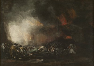 Incendio de un Hospital de Francisco Jose de Goya y Lucientes