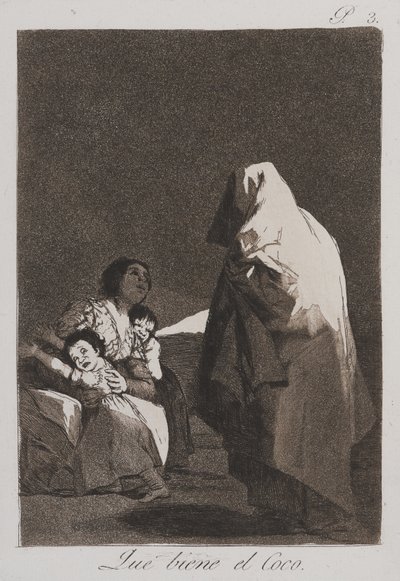 Aquí viene el Coco de Francisco de Goya
