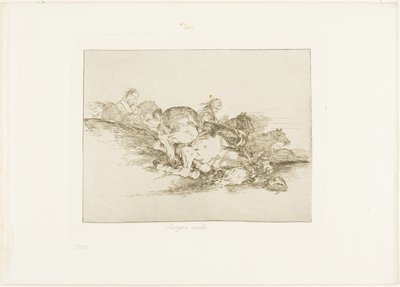 Siempre pasa, lámina ocho de Los desastres de la guerra de Francisco Jose de Goya y Lucientes