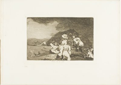 Te lo mereces, lámina seis de Los desastres de la guerra de Francisco Jose de Goya y Lucientes