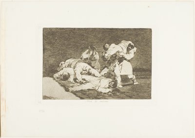 Será lo mismo, lámina 21 de Los Desastres de la Guerra de Francisco Jose de Goya y Lucientes