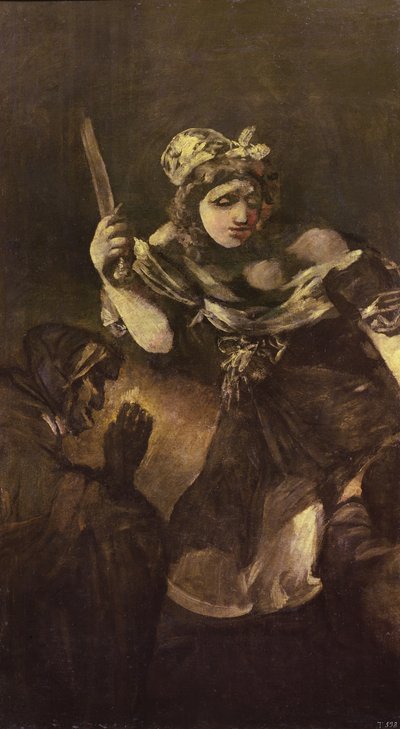Judith y Holofernes, c.1819-23 (óleo sobre lienzo) de Francisco Jose de Goya y Lucientes