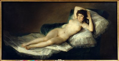 La maja desnuda, c. 1800 (óleo sobre lienzo) de Francisco Jose de Goya y Lucientes