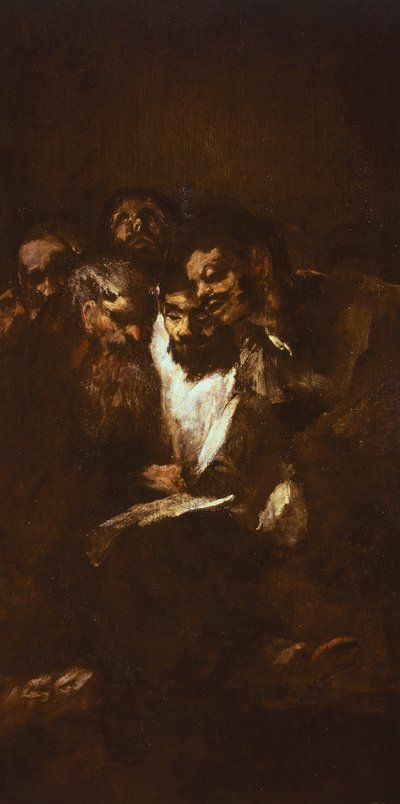 Hombres leyendo de Francisco Jose de Goya y Lucientes