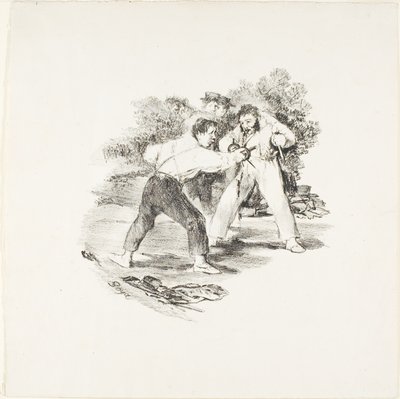 Duelo moderno de Francisco Jose de Goya y Lucientes