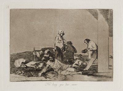 No hay que dar voces de Francisco Jose de Goya y Lucientes
