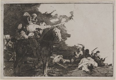 No se convienen de "Desastres de la Guerra" de Francisco de Goya