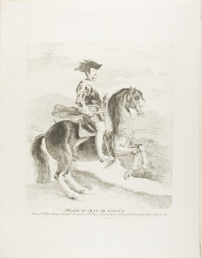 Felipe IV de Francisco Jose de Goya y Lucientes