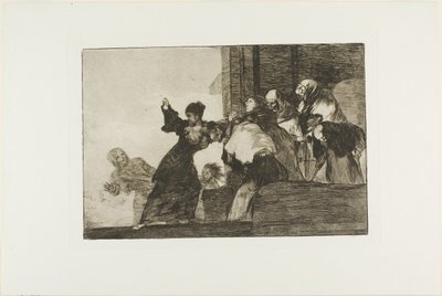 Pobre locura, lámina once de Los Proverbios de Francisco Jose de Goya y Lucientes