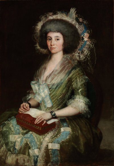 Retrato de Doña Manuela Camas, la esposa de Ceán Bermúdez de Francisco de Goya