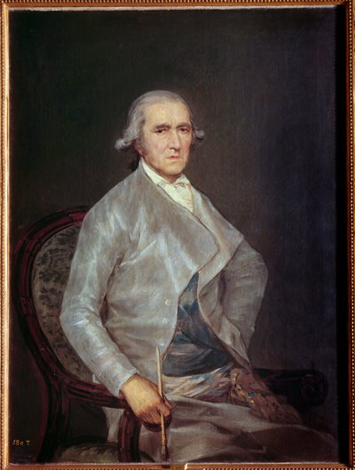 Retrato de Francisco Bayeu. Francisco Bayeu (1734-1795), pintor y cuñado del artista. Pintura de Francisco de Goya (1746-1795) 1795 Madrid, Museo del Prado de Francisco de Goya