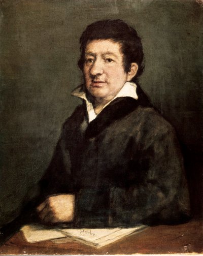 Retrato de Leandro Fernández de Moratín (1760-1828), poeta y dramaturgo español de Francisco de Goya