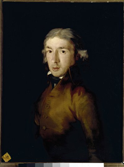 Retrato de Leandro Fernández de Moratín, poeta y dramaturgo español de Francisco de Goya