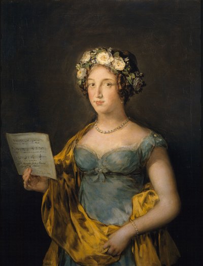 Retrato de Manuela Tellez Giron y Pimentel (1794-1838), Duquesa de Abrantes de Francisco de Goya