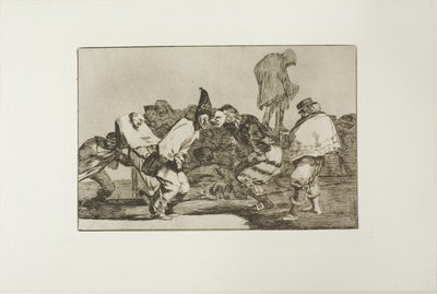 Alégrate, Carnaval, porque mañana serás cenizas, lámina 14 de Los Proverbios de Francisco Jose de Goya y Lucientes