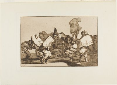Alégrate, Carnaval, porque mañana serás cenizas, lámina 14 de Los Proverbios de Francisco Jose de Goya y Lucientes