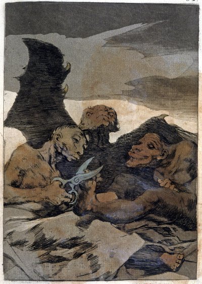 Se Repulen (Les va bien), c. 1802 (grabado) de Francisco Jose de Goya y Lucientes