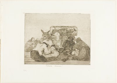 ¡Extraña devoción!, placa 66 de Los desastres de la guerra de Francisco Jose de Goya y Lucientes