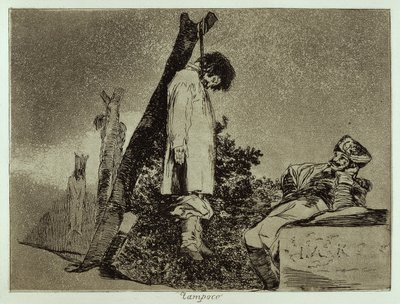 Tampoco (Los desastres de la guerra 36) de Francisco Jose de Goya y Lucientes