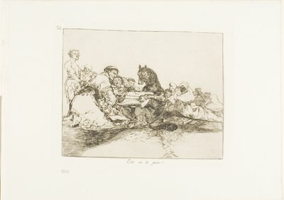 ¡Eso es lo peor!, lámina 74 de Los desastres de la guerra de Francisco Jose de Goya y Lucientes