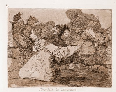 Los desastres de la guerra: Farandola de charlatanes de Francisco de Goya