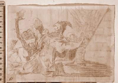 Los desastres de la guerra: Farandola de charlatanes de Francisco de Goya