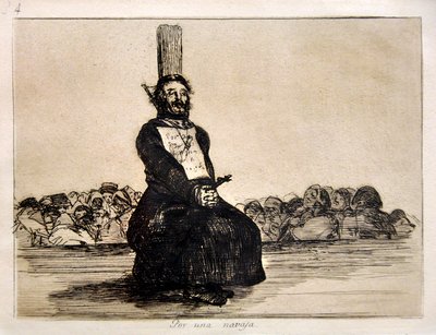 Los desastres de la guerra: Por una Navaja de Francisco Jose de Goya y Lucientes