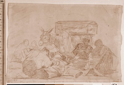 Los desastres de la guerra: Extraña devoción de Francisco de Goya