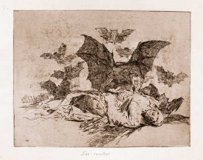 Los desastres de la guerra: Los resultados (aguafuerte de un dibujo preparatorio) de Francisco de Goya
