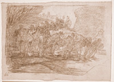 Los desastres de la guerra: No conocen el camino de Francisco de Goya